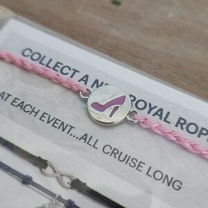 👠Effy Royal Rope Bracelet with High Heel Shoe Charm – Royal Caribbean Exclusive